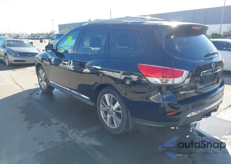 2015 Nissan Pathfinder Platinum from USA, damaged, VIN 5N1AR2MN5FC673882